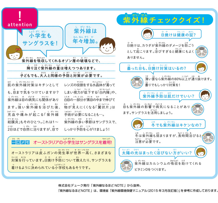 紫外線環境保護マニュアル